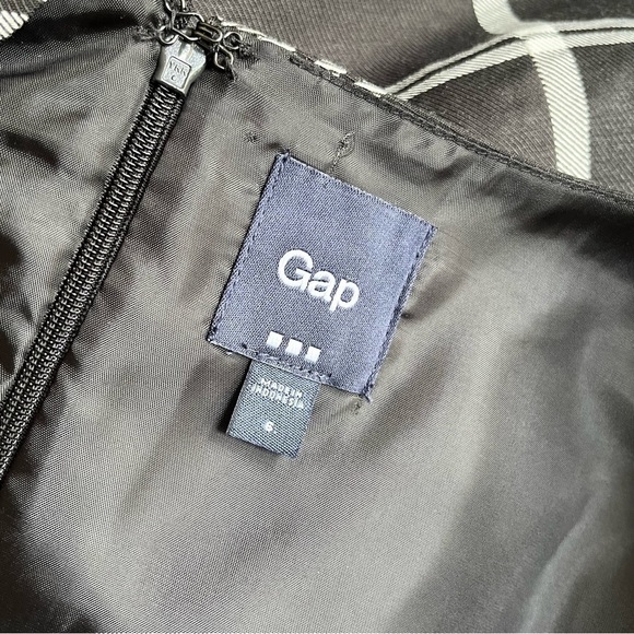 Gap Black Plaid Sleeveless Dress Size 6 - Picture 10 of 13